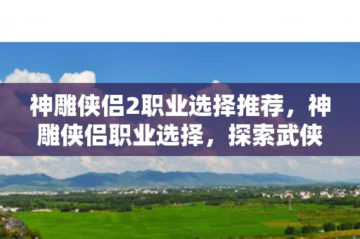 神雕侠侣2职业选择推荐，神雕侠侣职业选择，探索武侠世界的多元职业
