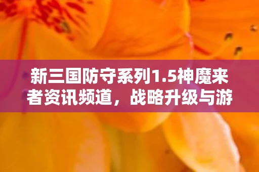 战略升级与游戏新动向图片