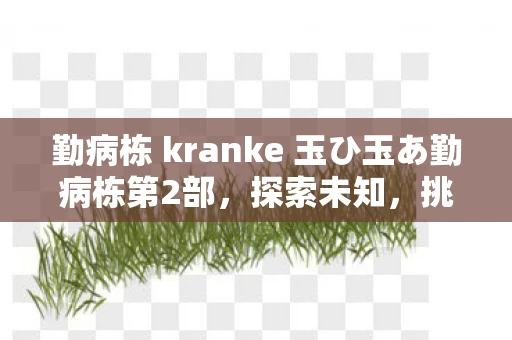 勤病栋 kranke 玉ひ玉あ勤病栋第2部，探索未知，挑战自我