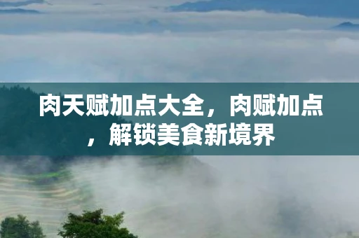 肉天赋加点大全，肉赋加点，解锁美食新境界
