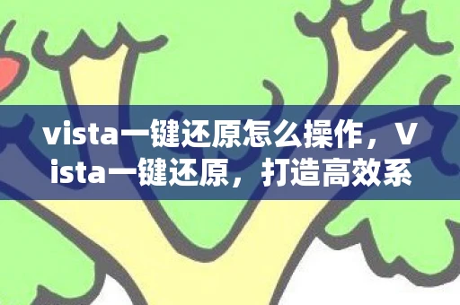 vista一键还原怎么操作，Vista一键还原，打造高效系统恢复方案