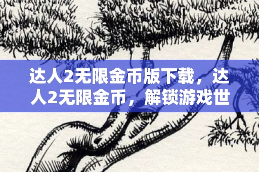 达人2无限金币版下载，达人2无限金币，解锁游戏世界的无限可能