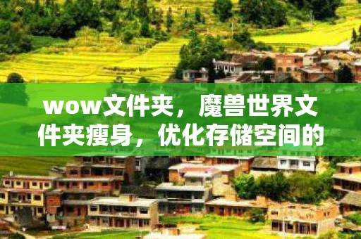 wow文件夹，魔兽世界文件夹瘦身，优化存储空间的实用指南