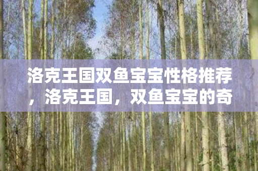 洛克王国双鱼宝宝性格推荐，洛克王国，双鱼宝宝的奇妙冒险