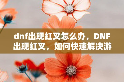 dnf出现红叉怎么办，DNF出现红叉，如何快速解决游戏问题