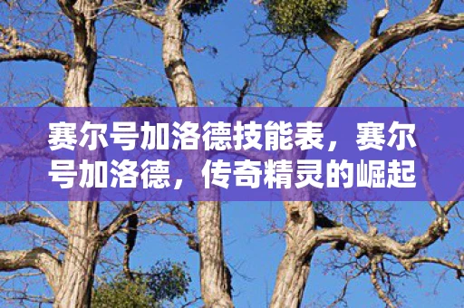 赛尔号加洛德技能表，赛尔号加洛德，传奇精灵的崛起