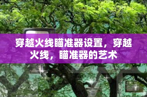 穿越火线瞄准器设置，穿越火线，瞄准器的艺术