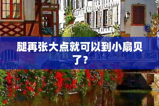 腿再张大点就可以到小扇贝了？
