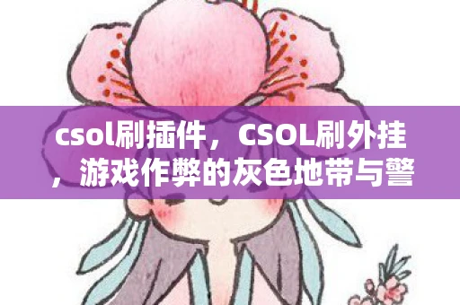 csol刷插件，CSOL刷外挂，游戏作弊的灰色地带与警示