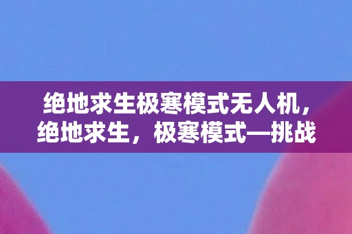绝地求生极寒模式无人机，绝地求生，极寒模式—挑战与生存的双重考验