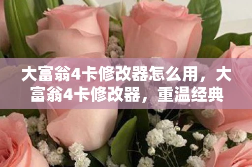 大富翁4卡修改器怎么用，大富翁4卡修改器，重温经典游戏的秘密武器