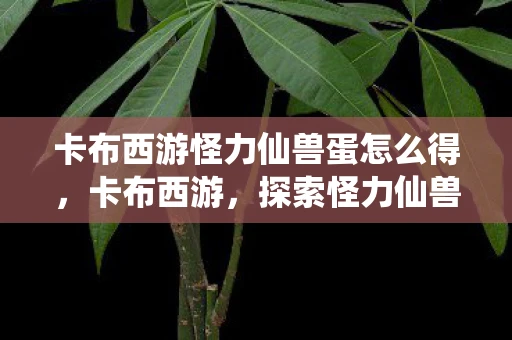 卡布西游怪力仙兽蛋怎么得，卡布西游，探索怪力仙兽蛋的神秘之旅