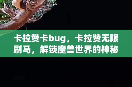 卡拉赞卡bug，卡拉赞无限刷马，解锁魔兽世界的神秘宝藏