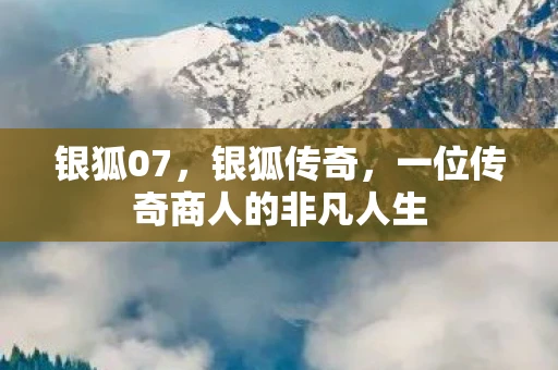 银狐07，银狐传奇，一位传奇商人的非凡人生