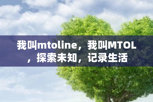 我叫mtoline，我叫MTOL，探索未知，记录生活