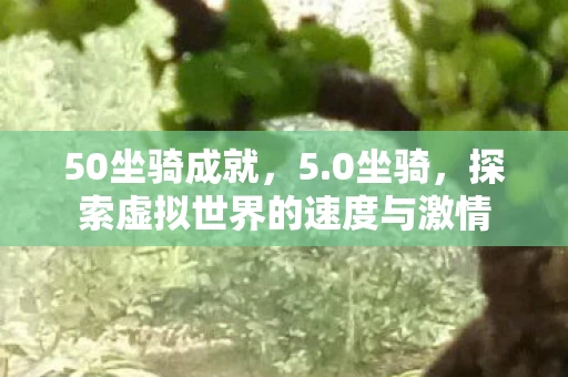 50坐骑成就，5.0坐骑，探索虚拟世界的速度与激情