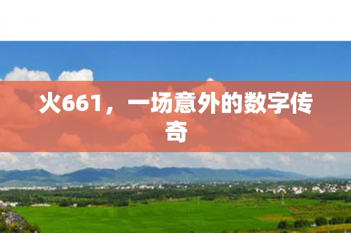 火661，一场意外的数字传奇