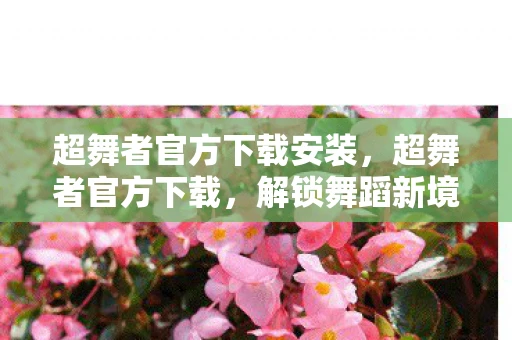 超舞者官方下载安装，超舞者官方下载，解锁舞蹈新境界，从官方下载开始