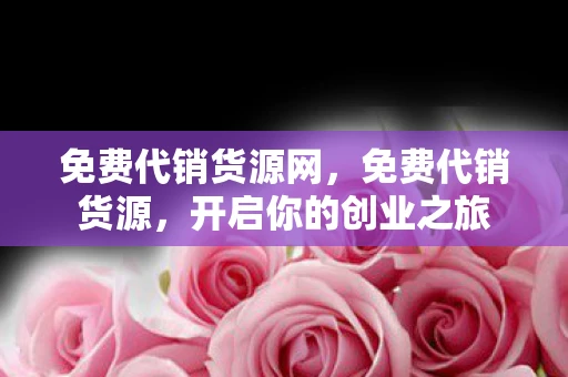 免费代销货源网，免费代销货源，开启你的创业之旅