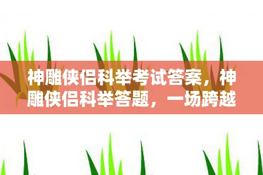 神雕侠侣科举考试答案，神雕侠侣科举答题，一场跨越时空的智慧碰撞