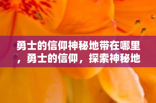 勇士的信仰神秘地带在哪里，勇士的信仰，探索神秘地带的奥秘