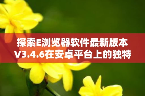 探索E浏览器软件最新版本V3图片