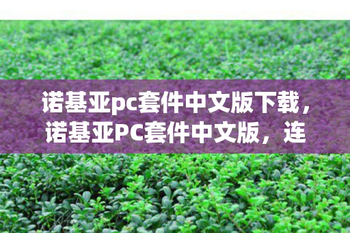 诺基亚pc套件中文版下载，诺基亚PC套件中文版，连接手机与电脑的桥梁