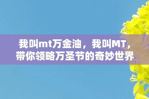 我叫mt万金油，我叫MT，带你领略万圣节的奇妙世界