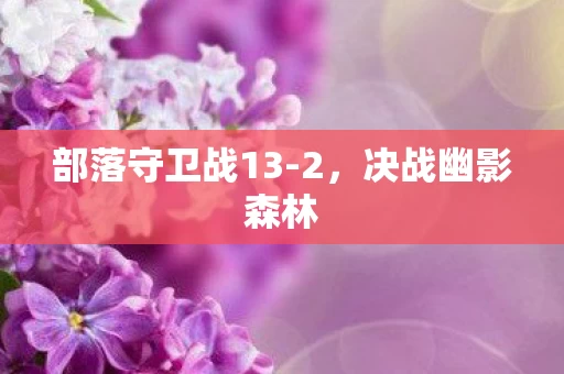 部落守卫战13图片