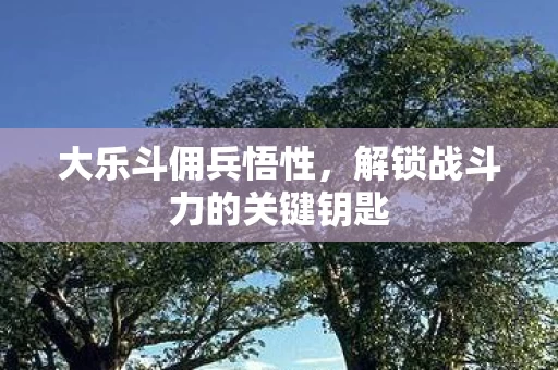 解锁战斗力的关键钥匙图片