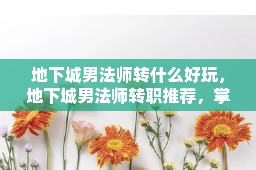 地下城男法师转什么好玩，地下城男法师转职推荐，掌握元素之力的法师