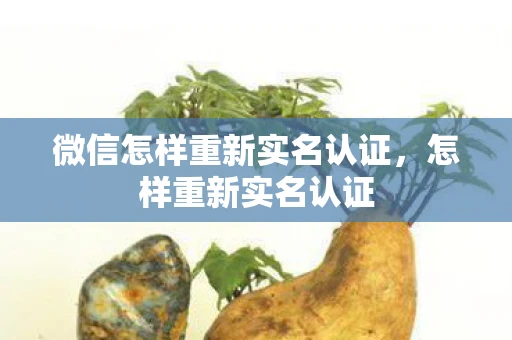 微信怎样重新实名认证，怎样重新实名认证