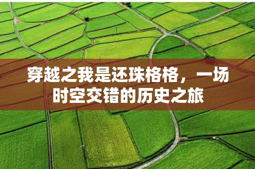 穿越之我是还珠格格，一场时空交错的历史之旅