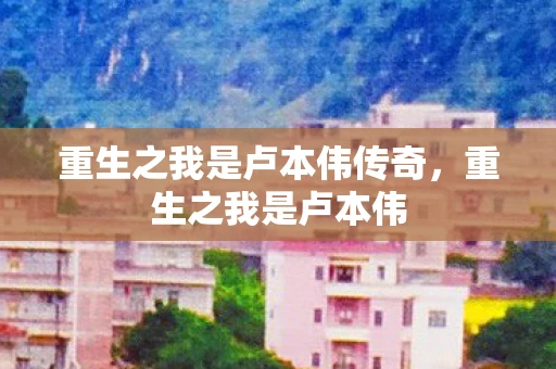 重生之我是卢本伟传奇，重生之我是卢本伟