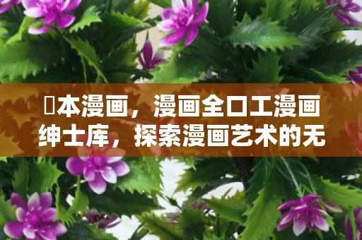 梶本漫画，漫画全口工漫画绅士库，探索漫画艺术的无限可能