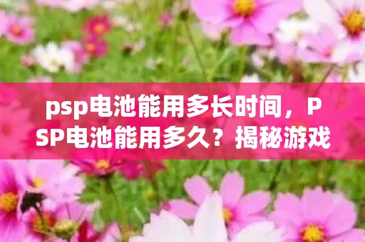 psp电池能用多长时间，PSP电池能用多久？揭秘游戏掌机电池寿命的奥秘