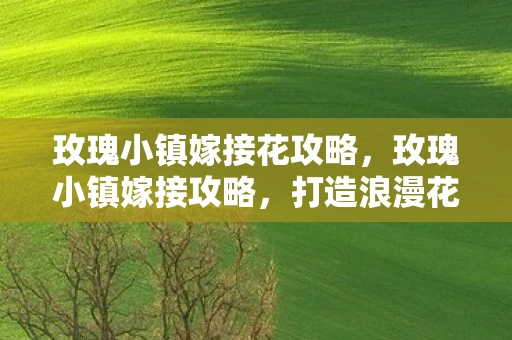 玫瑰小镇嫁接花攻略，玫瑰小镇嫁接攻略，打造浪漫花园的秘诀