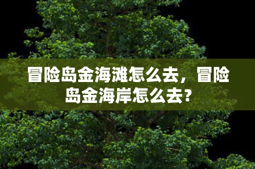 冒险岛金海滩怎么去，冒险岛金海岸怎么去？