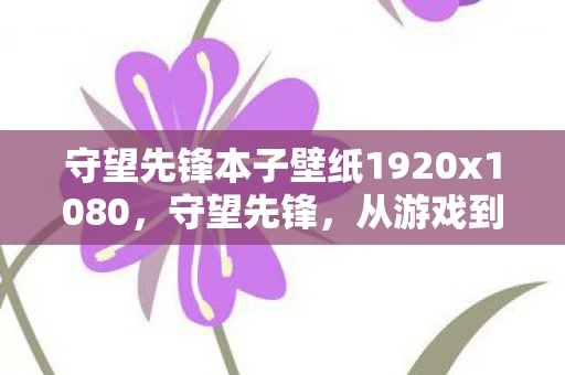 守望先锋本子壁纸1920x1080，守望先锋，从游戏到本子的奇妙旅程