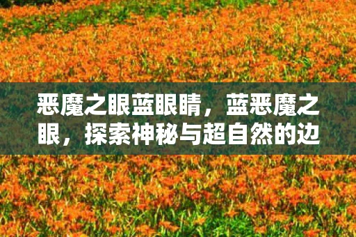 恶魔之眼蓝眼睛，蓝恶魔之眼，探索神秘与超自然的边界