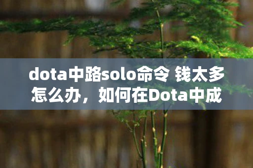 dota中路solo命令 钱太多怎么办,如何在Dota中成功执行中路Solo命令 dota中路solo命令 钱太多怎么办,如何在Dota中成功执行中路Solo命令