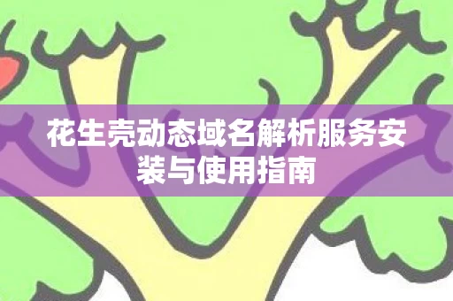 花生壳动态域名解析服务安装与使用指南图片
