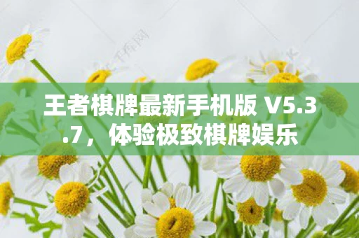 王者棋牌最新手机版 V5图片