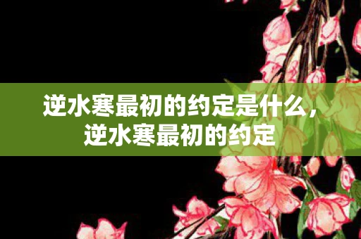 逆水寒最初的约定是什么，逆水寒最初的约定