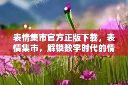 表情集市官方正版下载，表情集市，解锁数字时代的情感密码