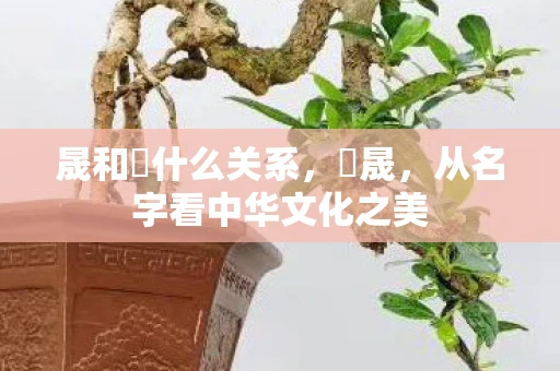 晟和暃什么关系，暃晟，从名字看中华文化之美