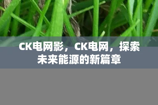 CK电网影,CK电网,探索未来能源的新篇章 CK电网影,CK电网,探索未来能源的新篇章