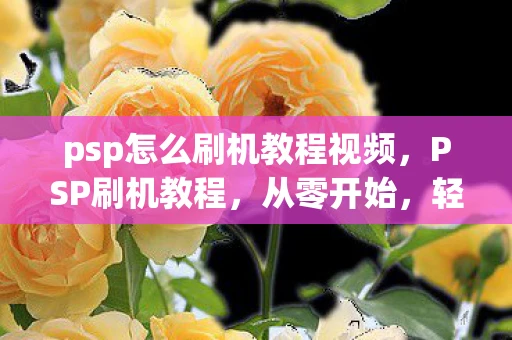 psp怎么刷机教程视频，PSP刷机教程，从零开始，轻松上手