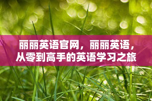 丽丽英语官网，丽丽英语，从零到高手的英语学习之旅