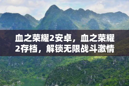 血之荣耀2安卓，血之荣耀2存档，解锁无限战斗激情的秘籍